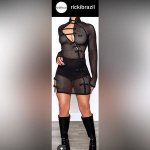 Ricki Brazil: NITE ROPE MINI DRESS